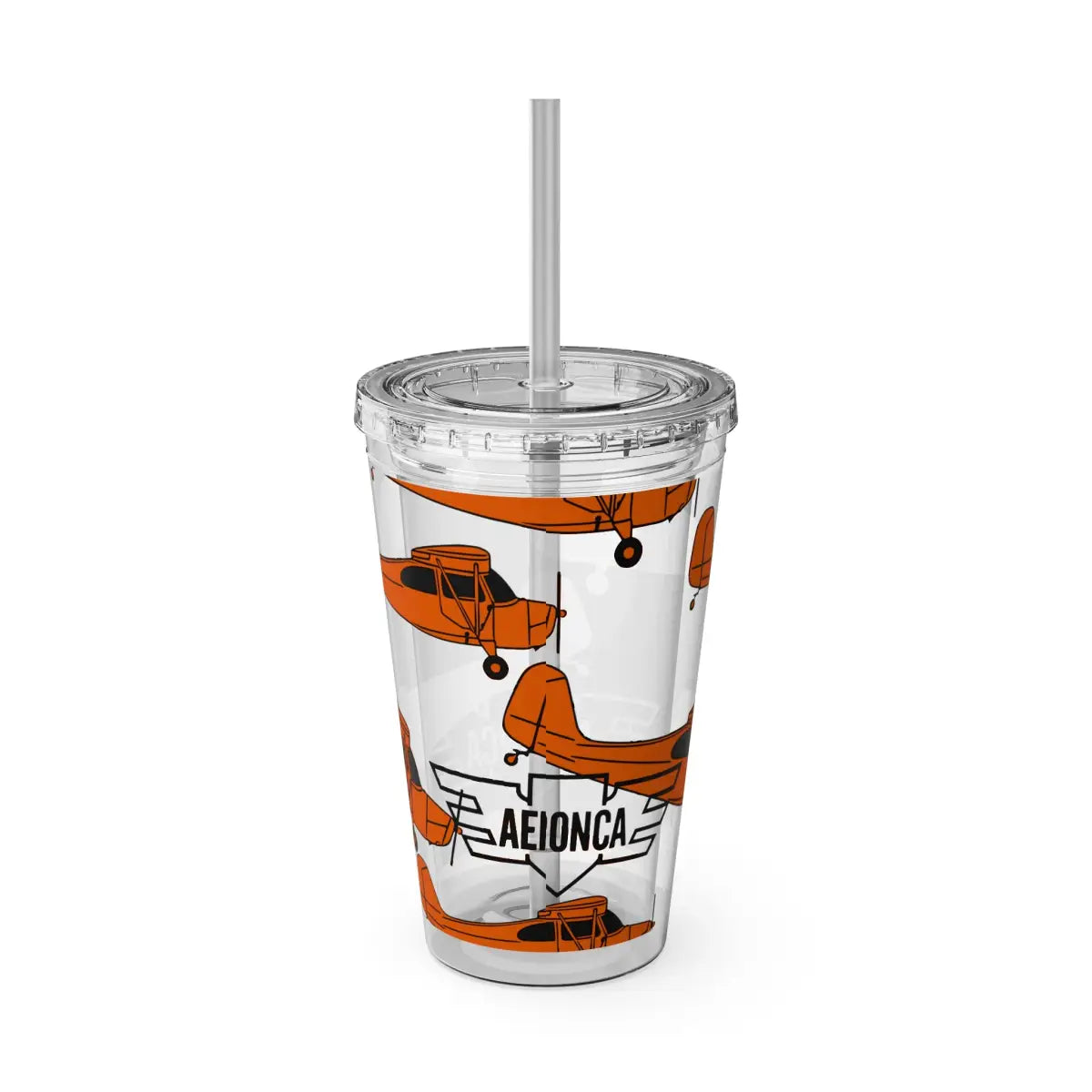 Sunsplash Tumbler with Straw 16oz - Mug - Gifts for pilots - Aviation apparel