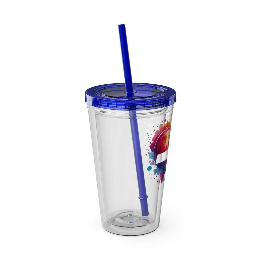 Sunsplash Tumbler with Straw 16oz - Mug - Gifts for pilots - Aviation apparel