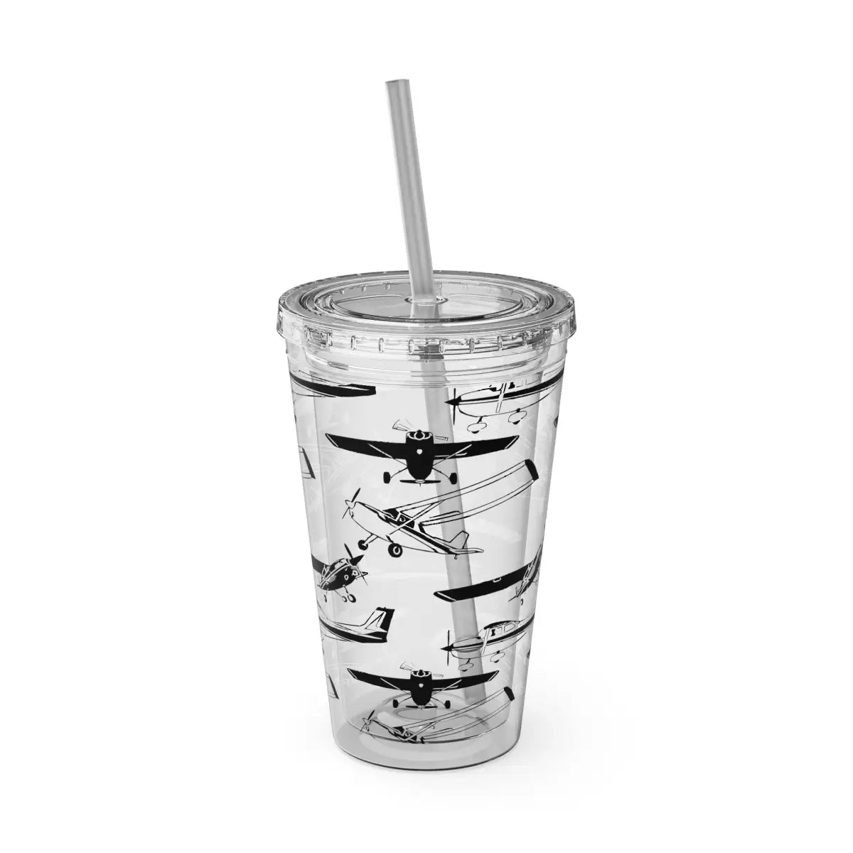 Sunsplash Tumbler with Straw 16oz - Mug - Gifts for pilots - Aviation apparel
