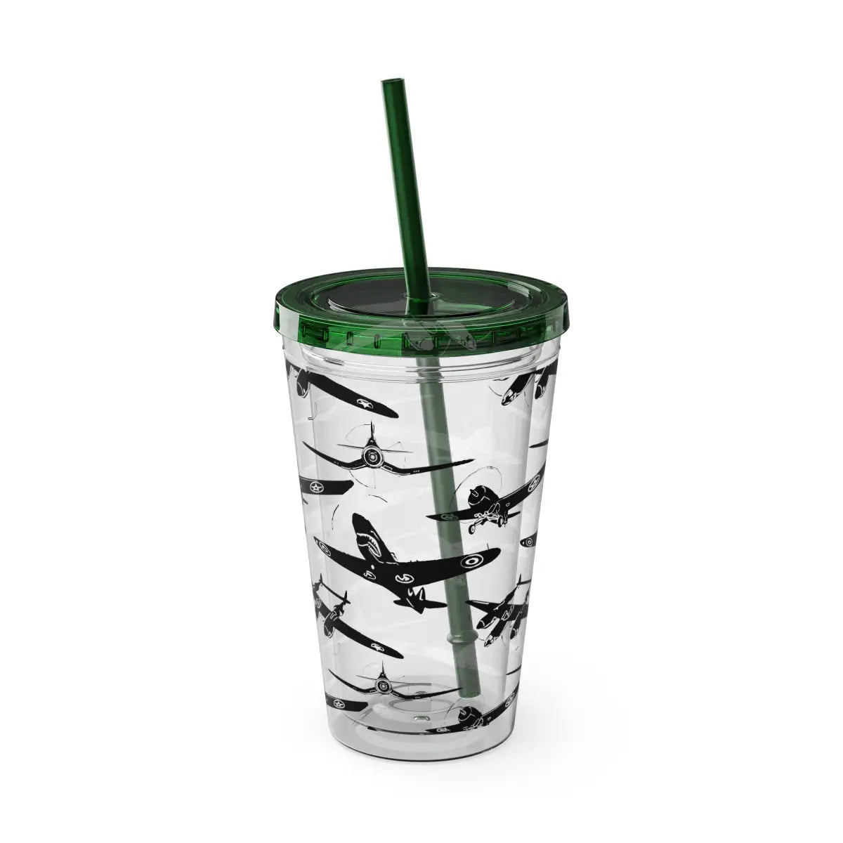 Sunsplash Tumbler with Straw 16oz - Mug - Gifts for pilots - Aviation apparel