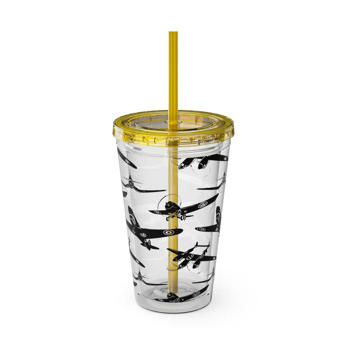 Sunsplash Tumbler with Straw 16oz - Mug - Gifts for pilots - Aviation apparel