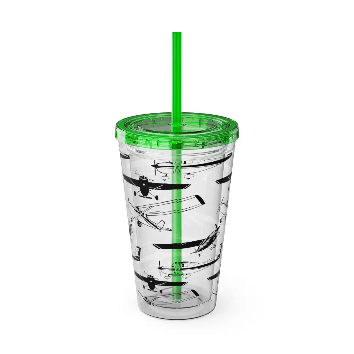 Sunsplash Tumbler with Straw 16oz - Mug - Gifts for pilots - Aviation apparel