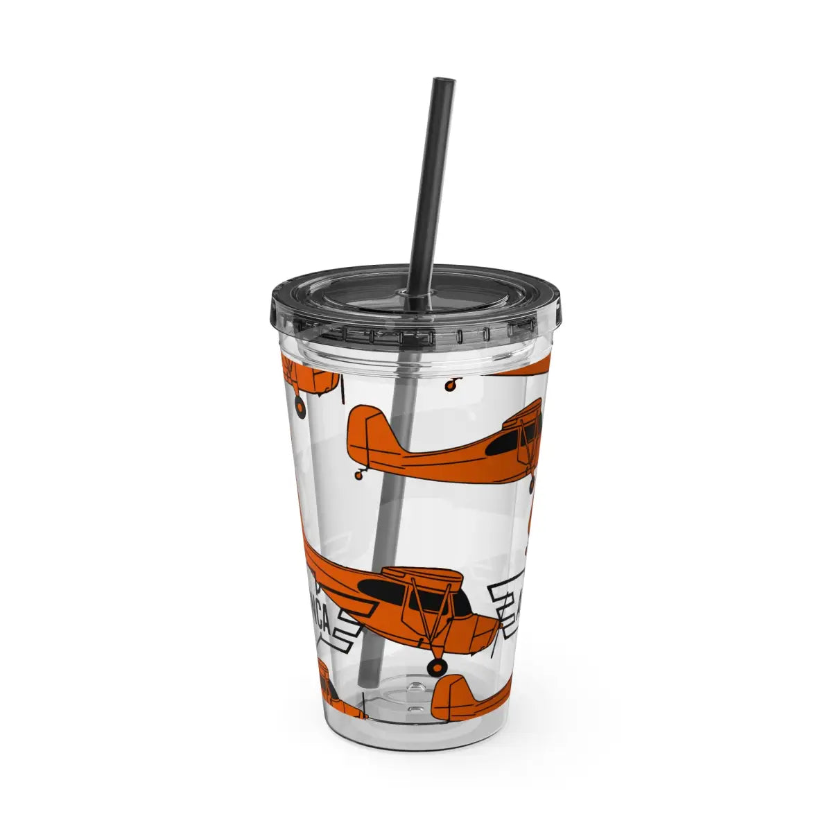 Sunsplash Tumbler with Straw 16oz - Mug - Gifts for pilots - Aviation apparel