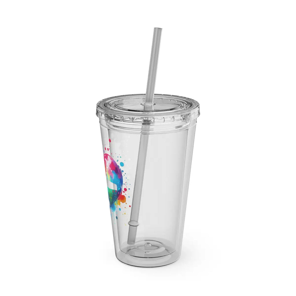 Sunsplash Tumbler with Straw 16oz - Mug - Gifts for pilots - Aviation apparel