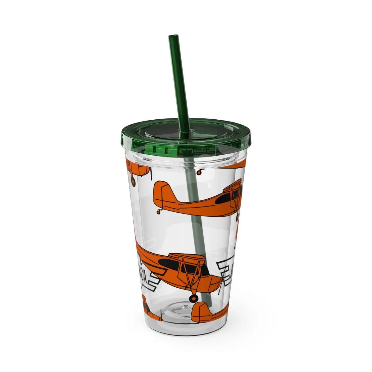 Sunsplash Tumbler with Straw 16oz - Mug - Gifts for pilots - Aviation apparel