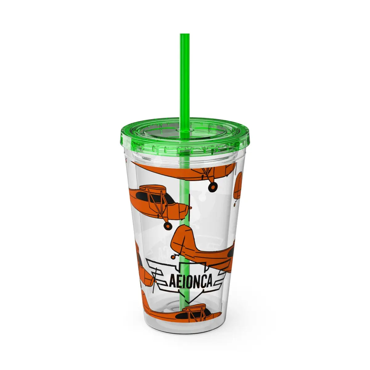 Sunsplash Tumbler with Straw 16oz - Mug - Gifts for pilots - Aviation apparel