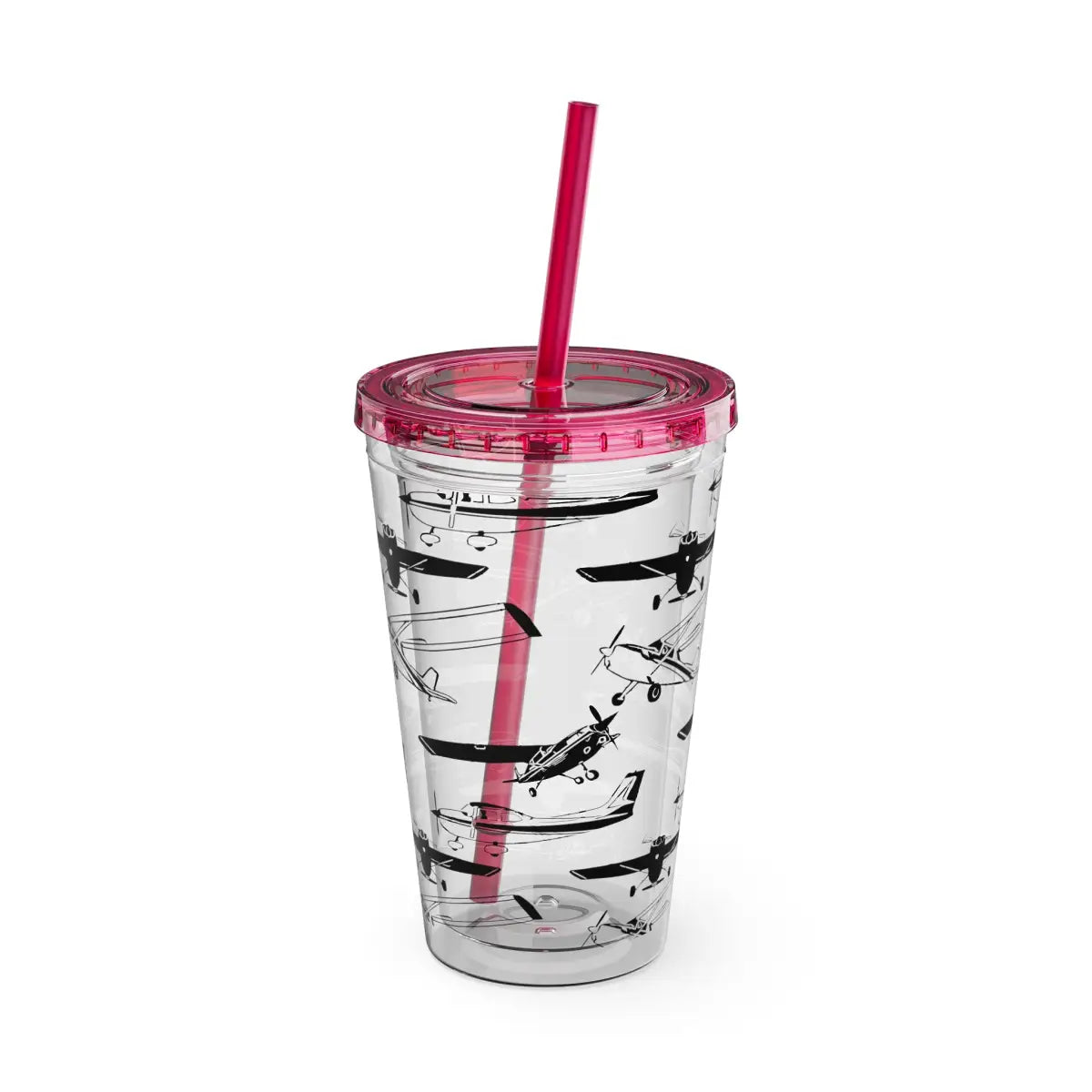 Sunsplash Tumbler with Straw 16oz - Mug - Gifts for pilots - Aviation apparel