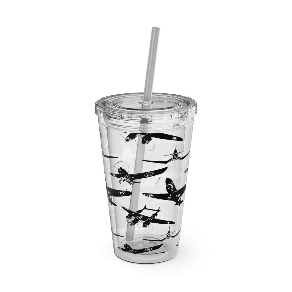 Sunsplash Tumbler with Straw 16oz - Mug - Gifts for pilots - Aviation apparel
