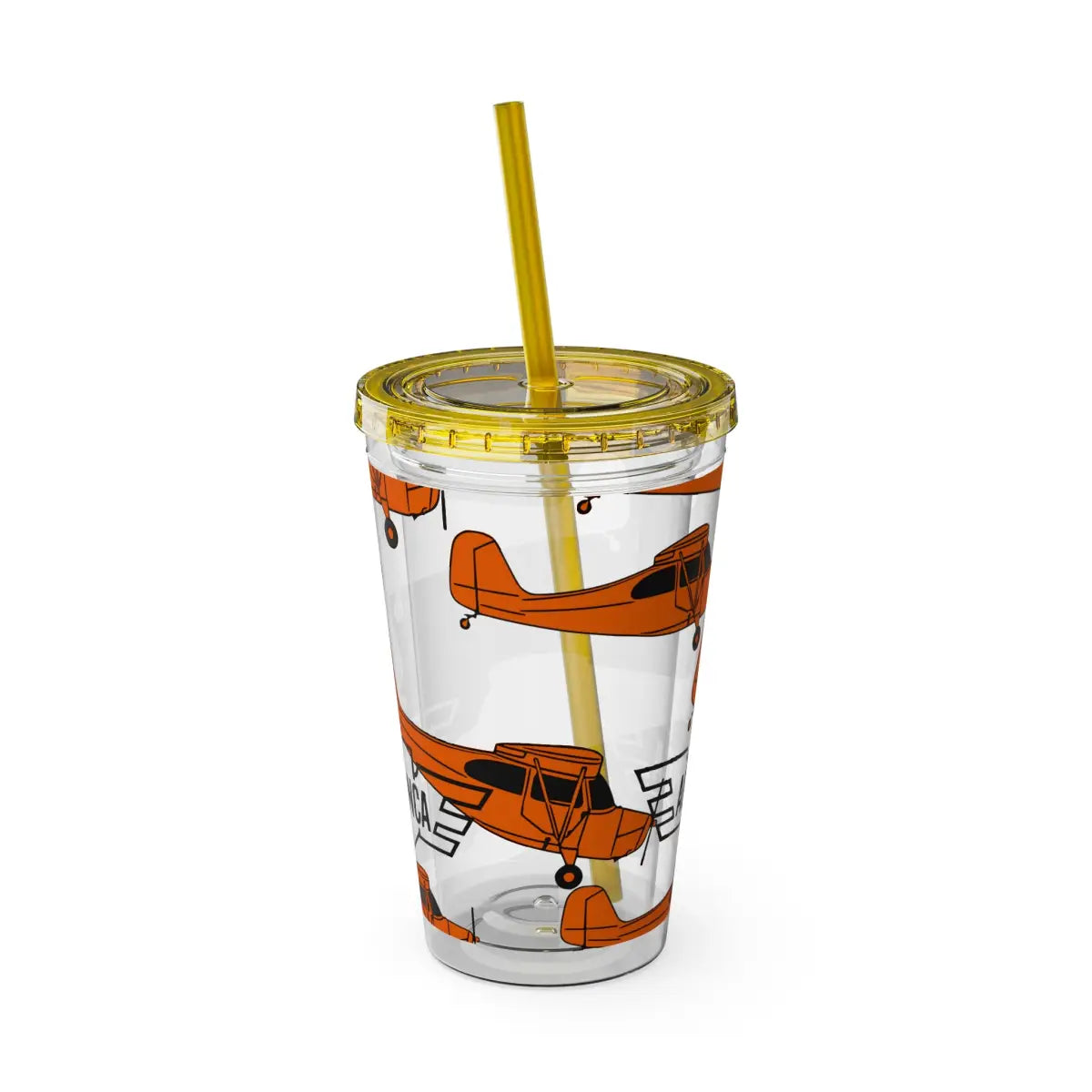 Sunsplash Tumbler with Straw 16oz - Mug - Gifts for pilots - Aviation apparel