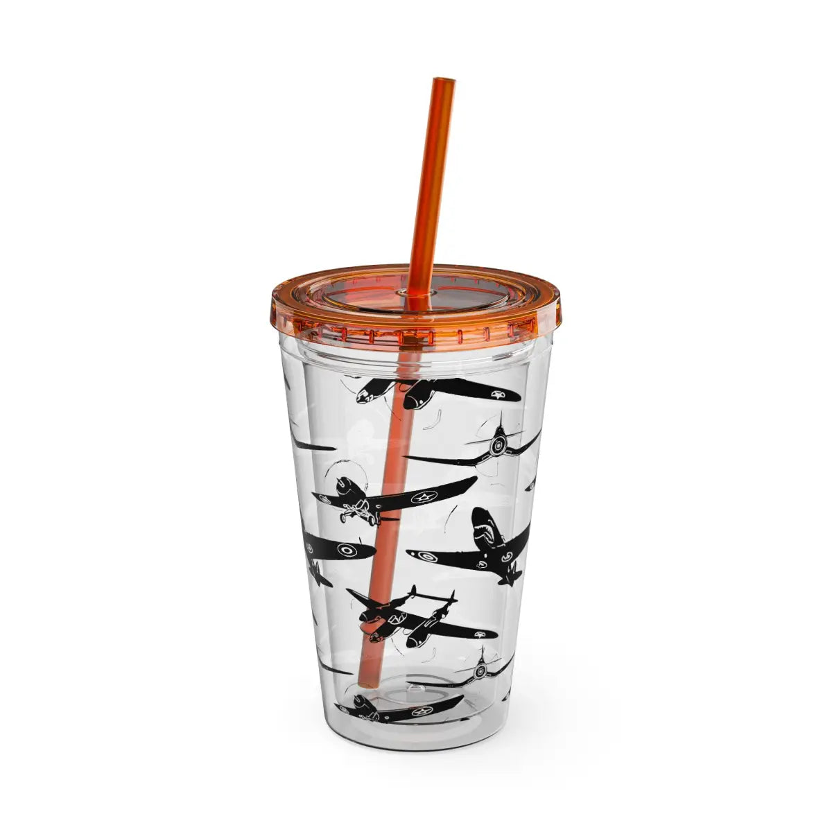 Sunsplash Tumbler with Straw 16oz - Mug - Gifts for pilots - Aviation apparel