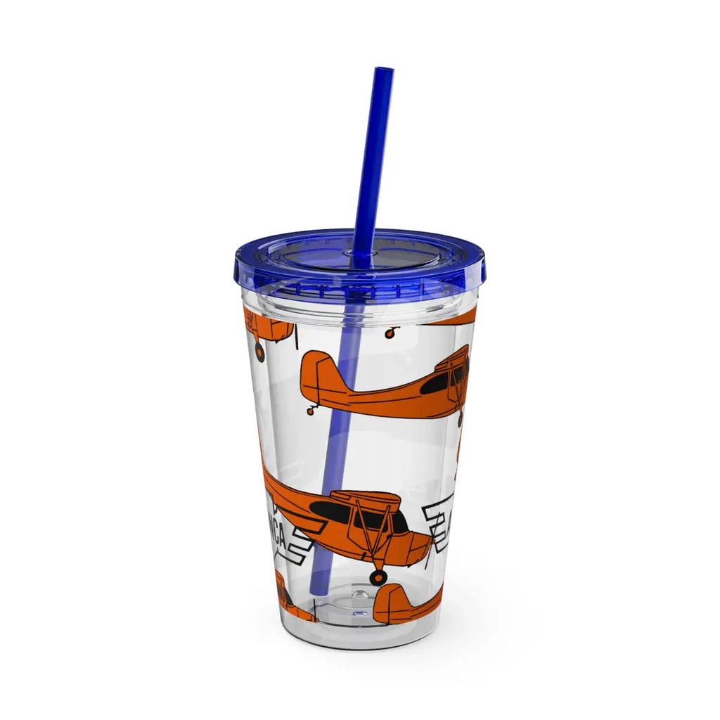 Sunsplash Tumbler with Straw 16oz - Mug - Gifts for pilots - Aviation apparel