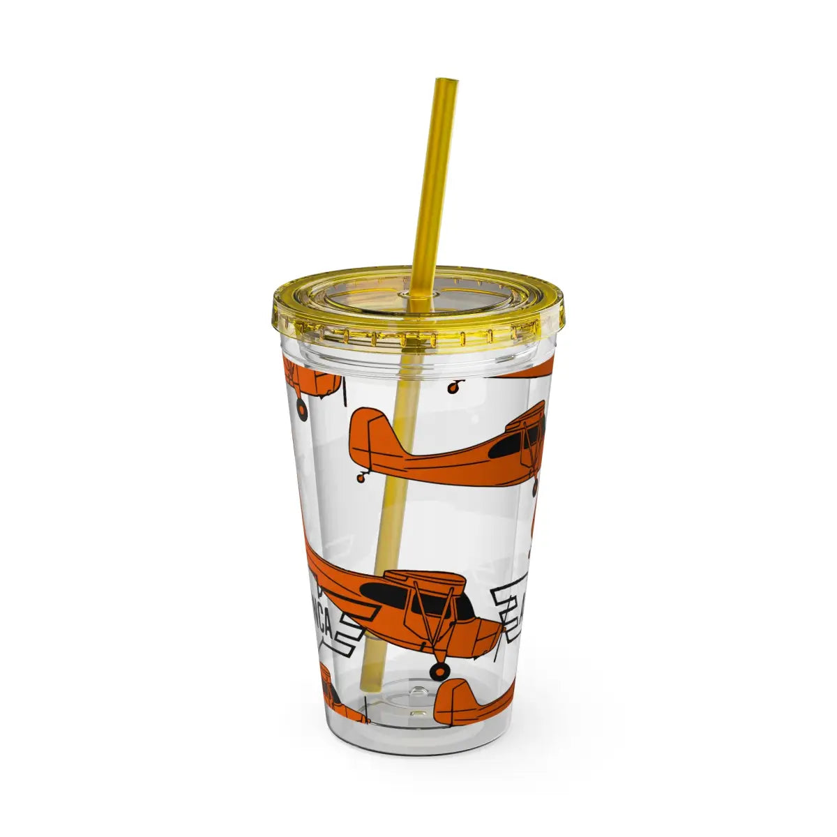 Sunsplash Tumbler with Straw 16oz - Mug - Gifts for pilots - Aviation apparel