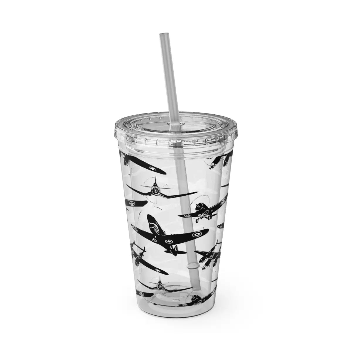 Sunsplash Tumbler with Straw 16oz - Mug - Gifts for pilots - Aviation apparel