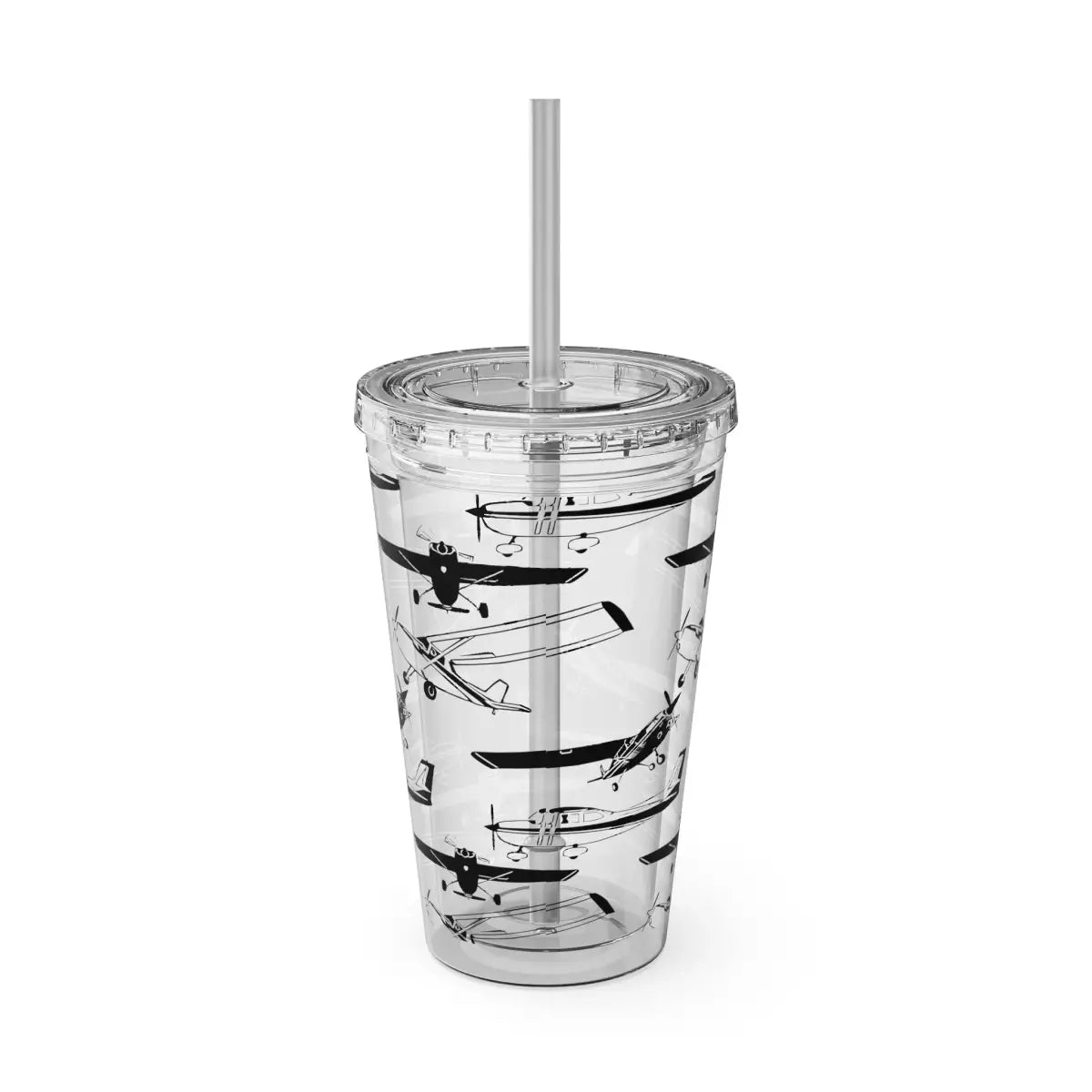 Sunsplash Tumbler with Straw 16oz - Mug - Gifts for pilots - Aviation apparel