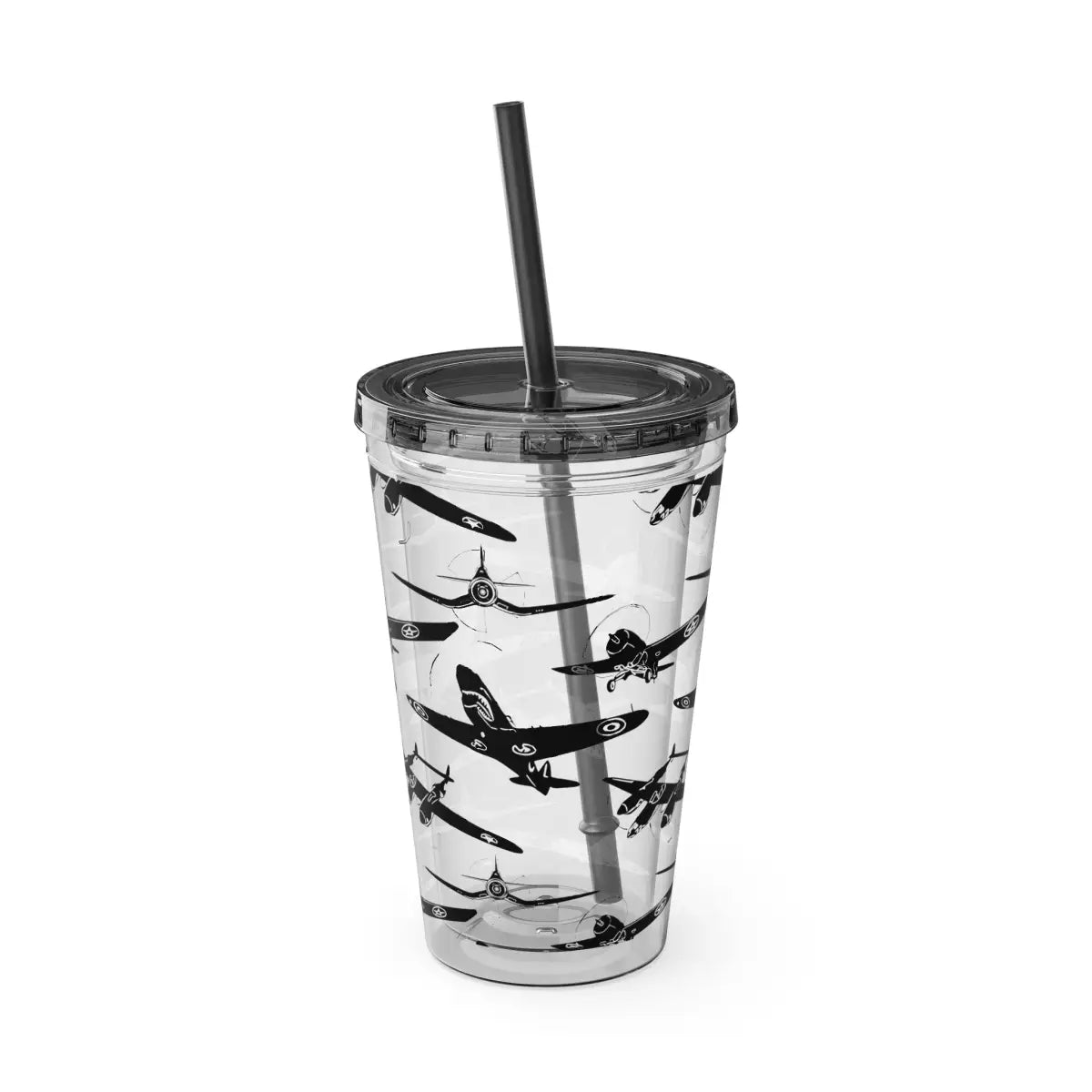 Sunsplash Tumbler with Straw 16oz - Mug - Gifts for pilots - Aviation apparel