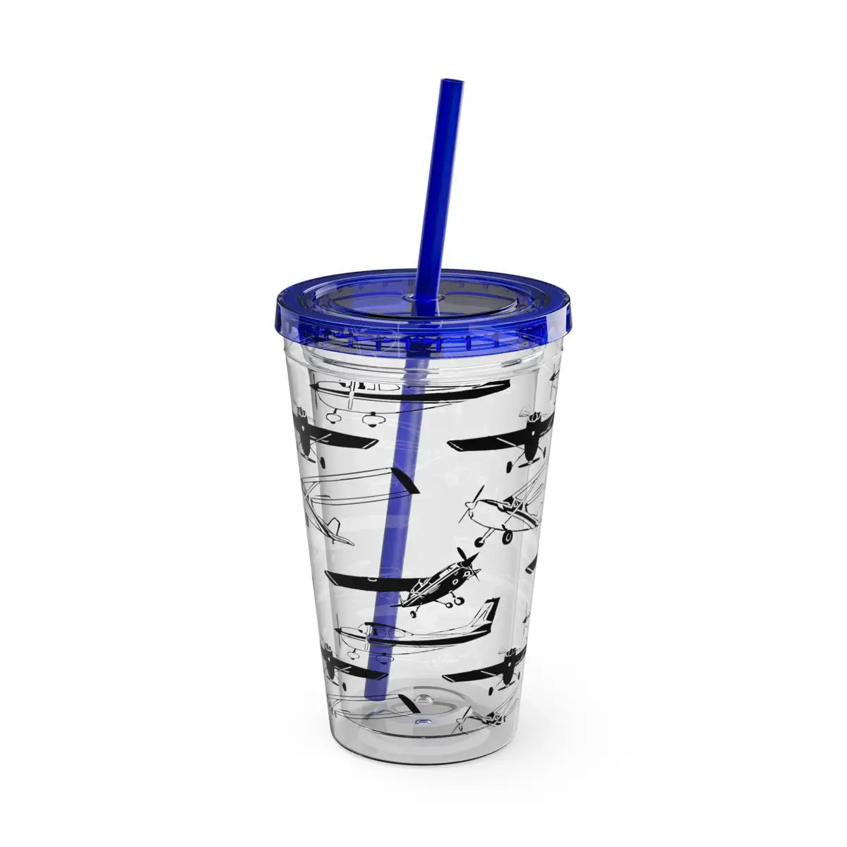 Sunsplash Tumbler with Straw 16oz - Mug - Gifts for pilots - Aviation apparel