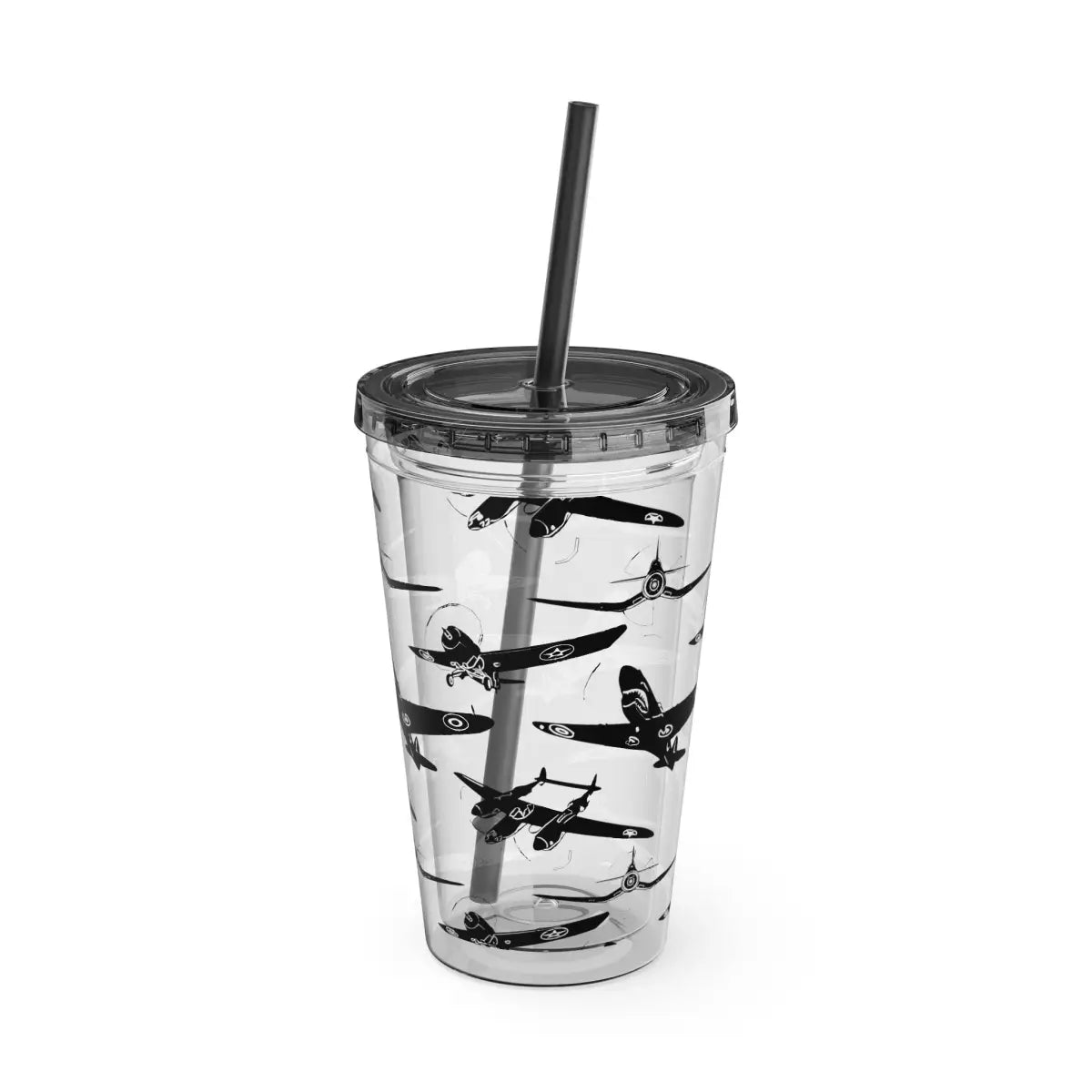 Sunsplash Tumbler with Straw 16oz - Mug - Gifts for pilots - Aviation apparel