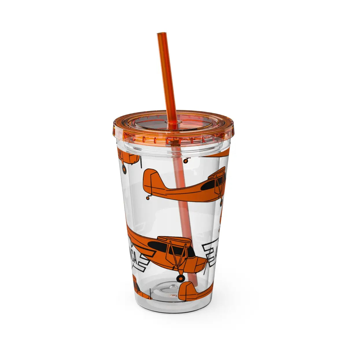 Sunsplash Tumbler with Straw 16oz - Mug - Gifts for pilots - Aviation apparel