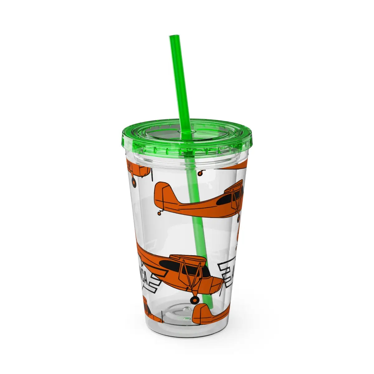 Sunsplash Tumbler with Straw 16oz - Mug - Gifts for pilots - Aviation apparel