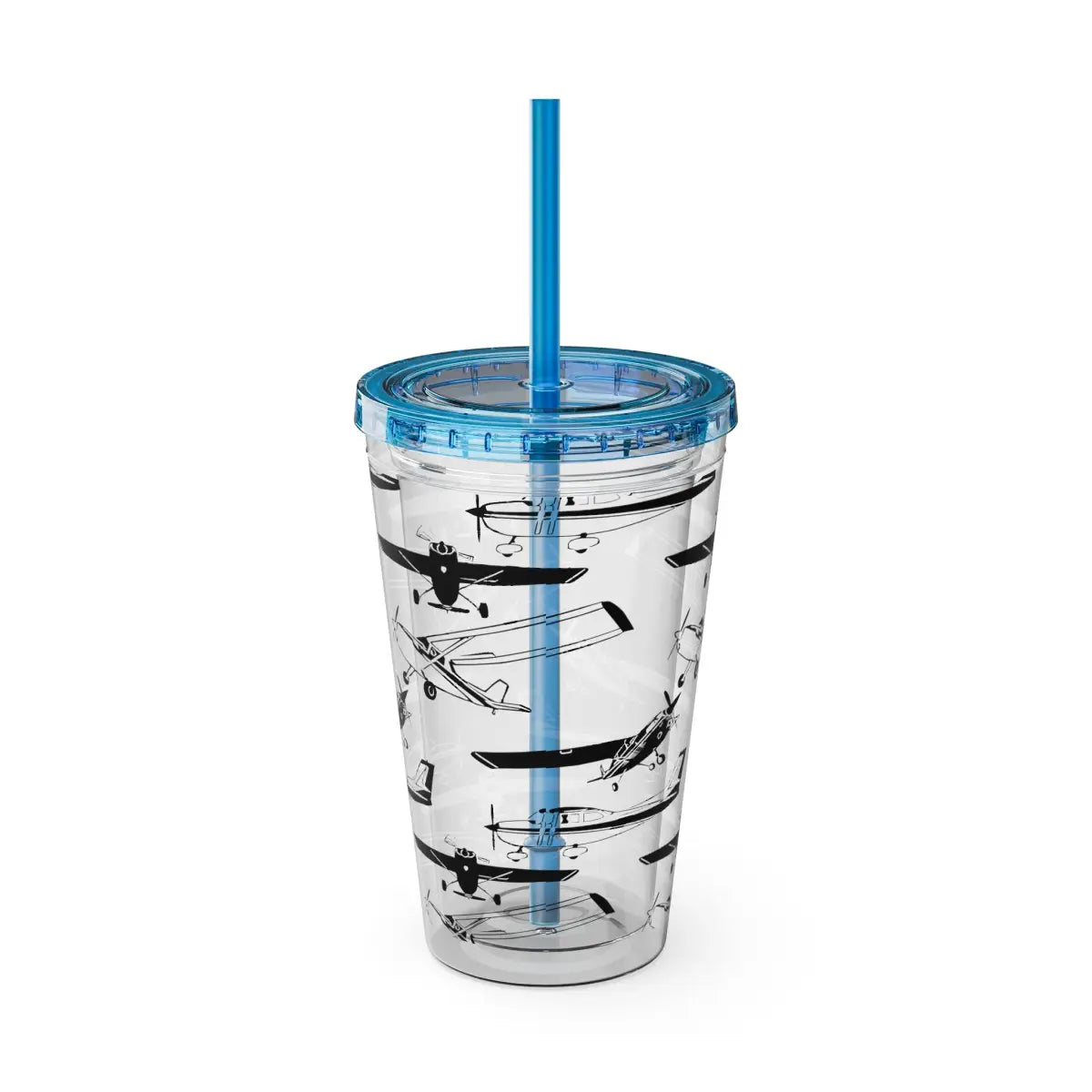 Sunsplash Tumbler with Straw 16oz - Mug - Gifts for pilots - Aviation apparel
