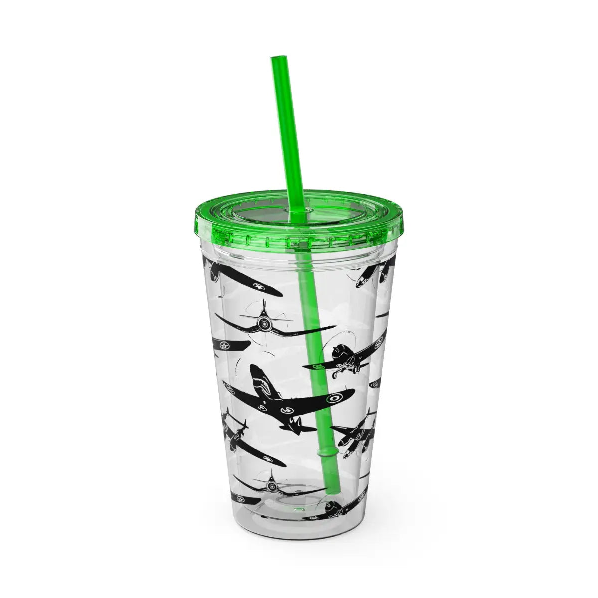 Sunsplash Tumbler with Straw 16oz - Mug - Gifts for pilots - Aviation apparel
