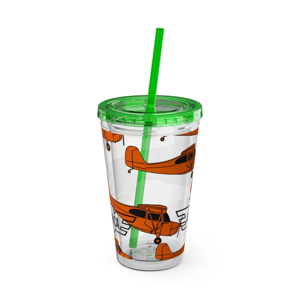 Sunsplash Tumbler with Straw 16oz - Mug - Gifts for pilots - Aviation apparel