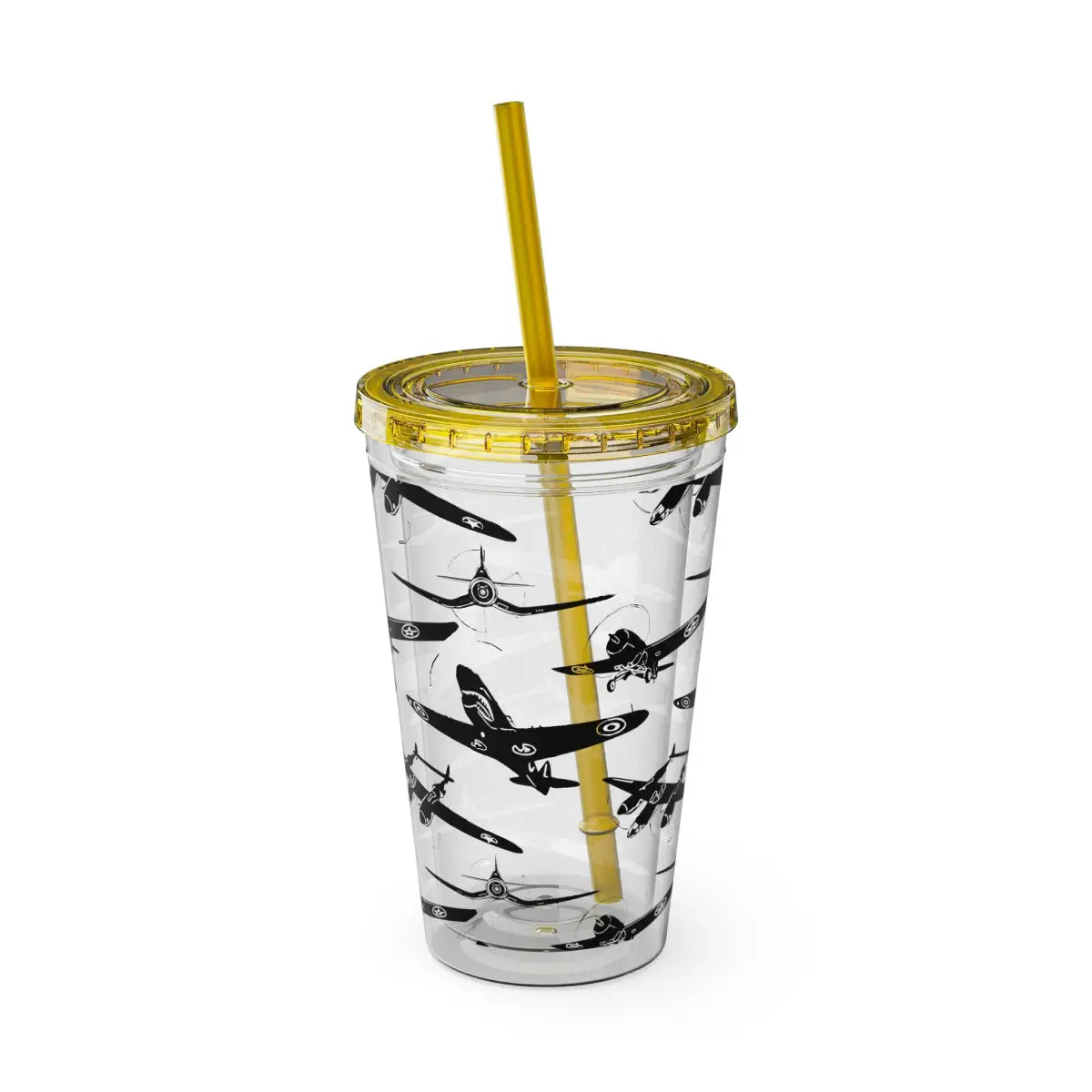 Sunsplash Tumbler with Straw 16oz - Mug - Gifts for pilots - Aviation apparel