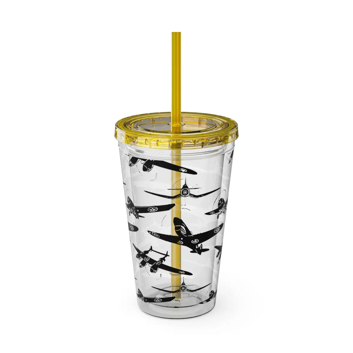 Sunsplash Tumbler with Straw 16oz - Mug - Gifts for pilots - Aviation apparel