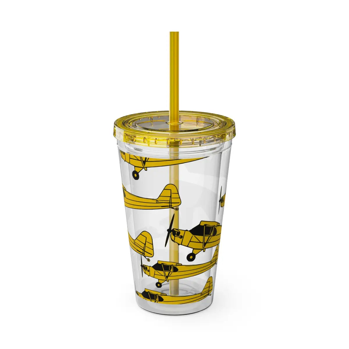 Sunsplash Tumbler with Straw 16oz - Mug - Gifts for pilots - Aviation apparel