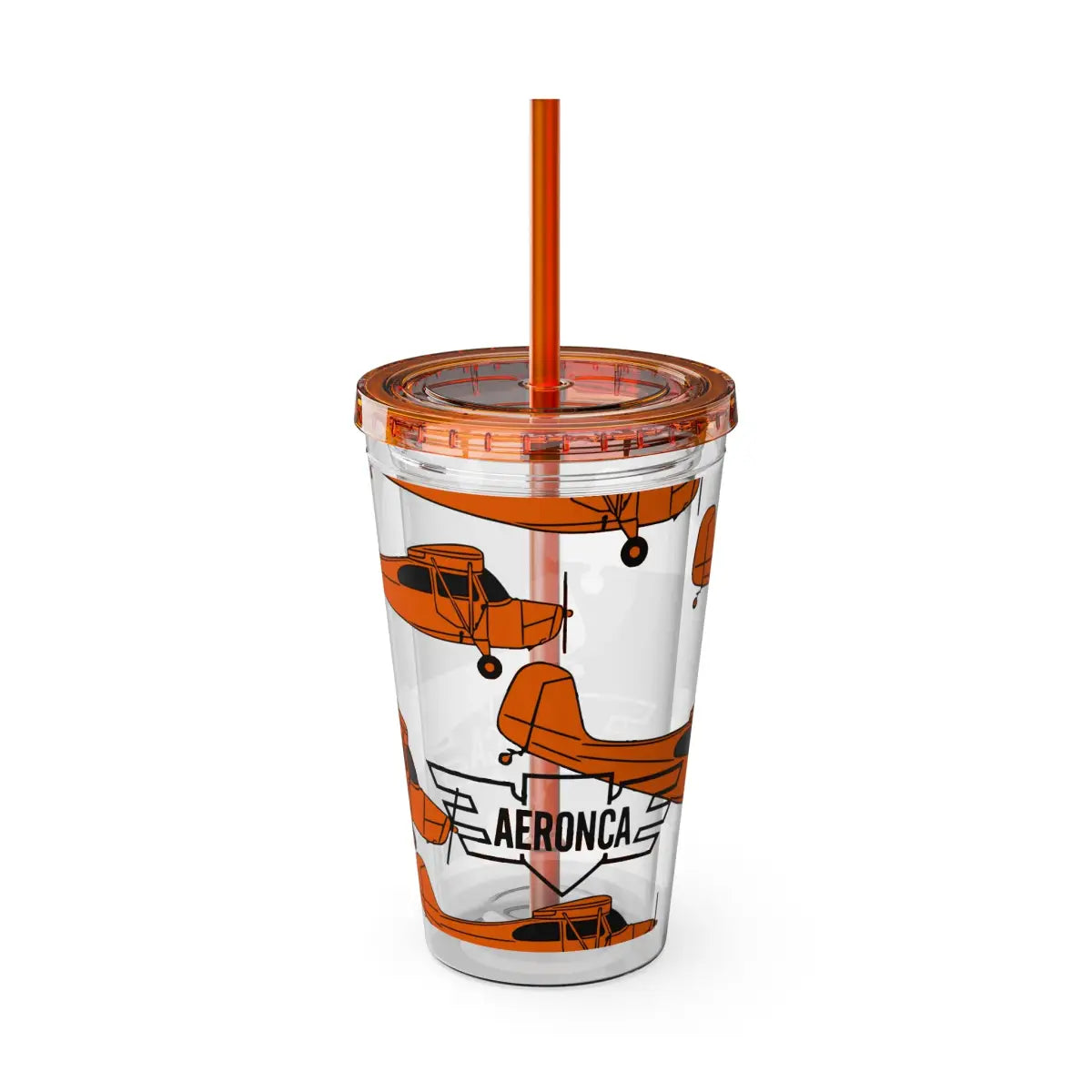 Sunsplash Tumbler with Straw 16oz - Mug - Gifts for pilots - Aviation apparel