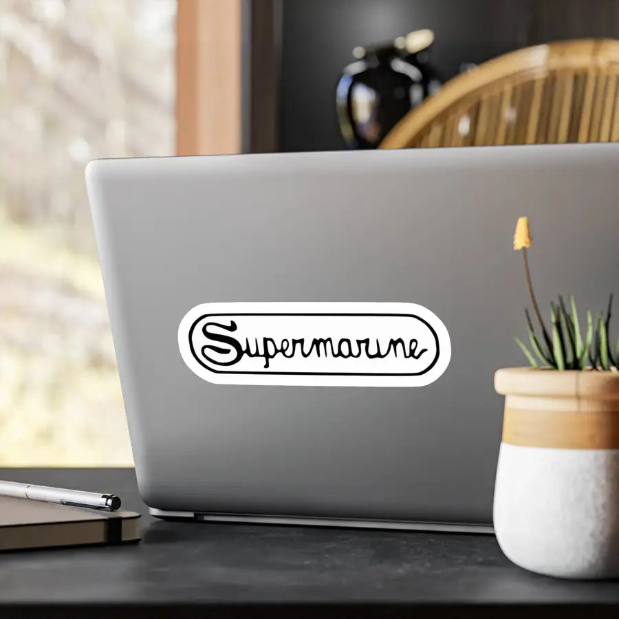 Supermarine Kiss-Cut Vinyl Decal - Paper products - Pilot gifts - WWII warbird t-shirt
