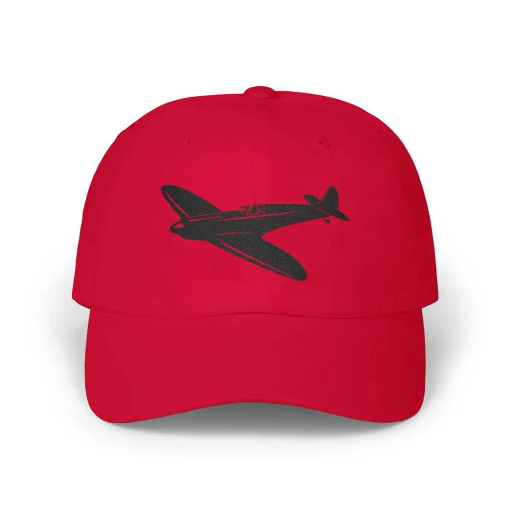 Supermarine Spitfire - Black - Hats - Pilot gifts - WWII warbird t-shirt