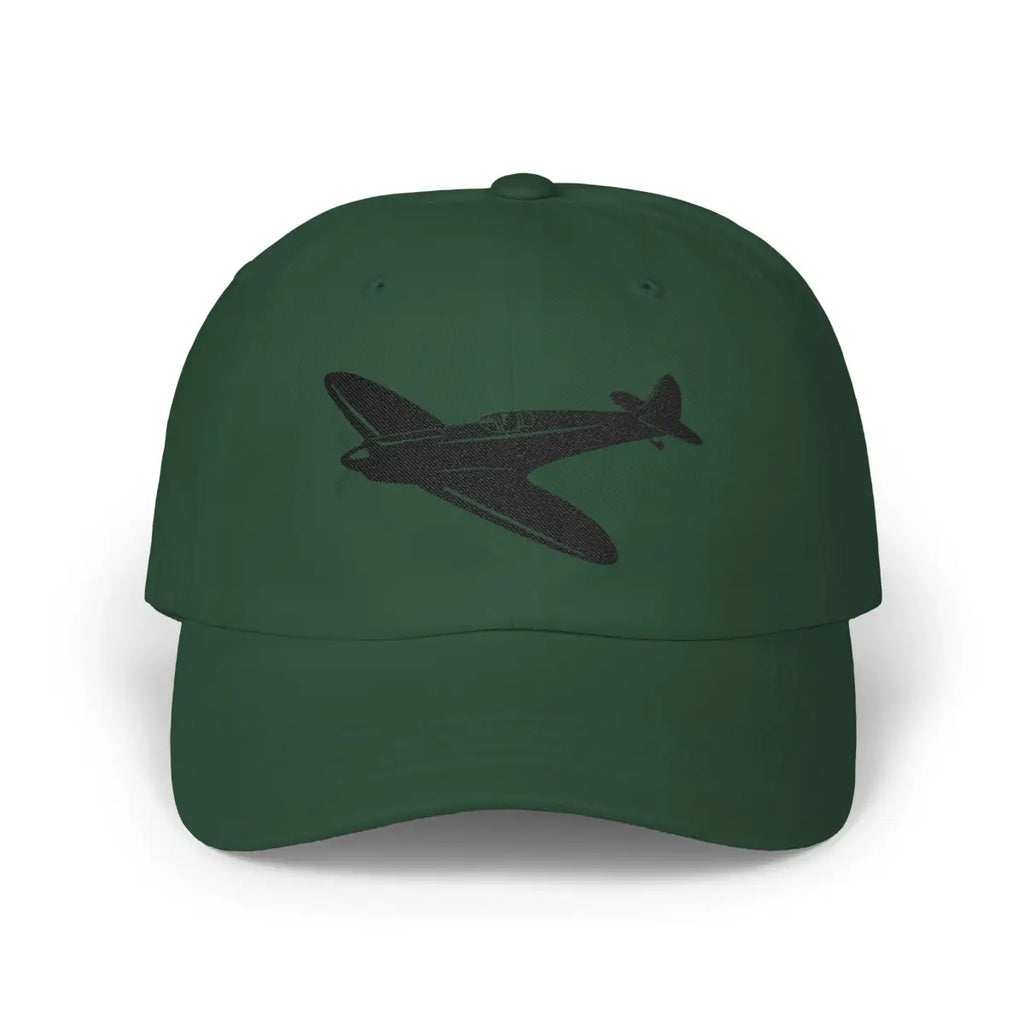 Supermarine Spitfire - Black - Hats - Pilot gifts - WWII warbird t-shirt