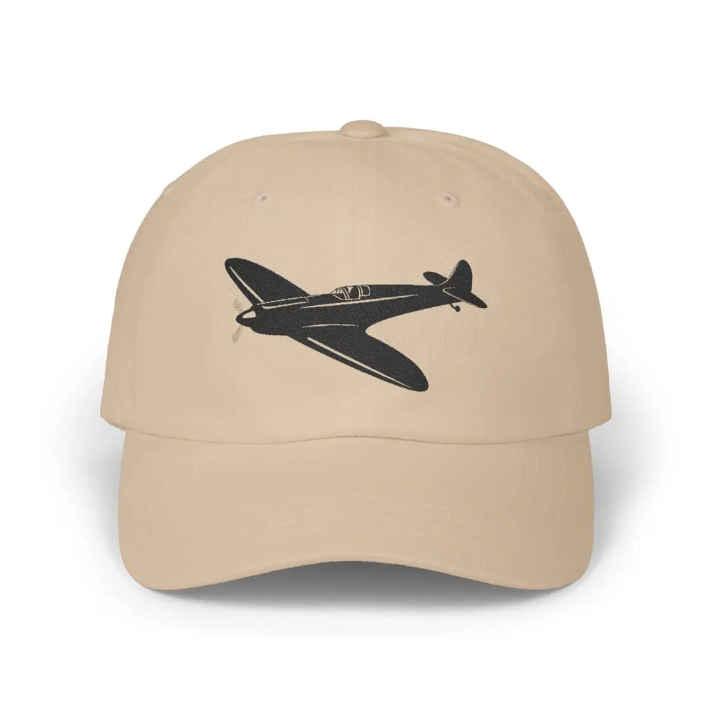 Supermarine Spitfire - Black - Hats - Pilot gifts - WWII warbird t-shirt