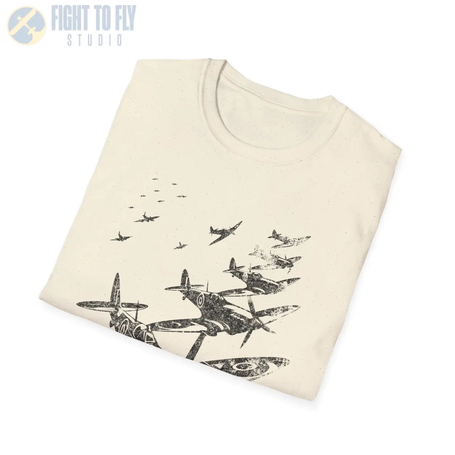 Supermarine Spitfire “Defenders in Formation” WWII T-Shirt - Pilot gifts - warbird t-shirt