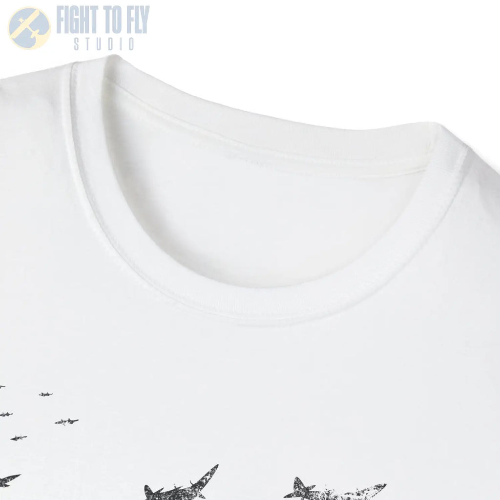 Supermarine Spitfire “Defenders in Formation” WWII T-Shirt - Pilot gifts - warbird t-shirt