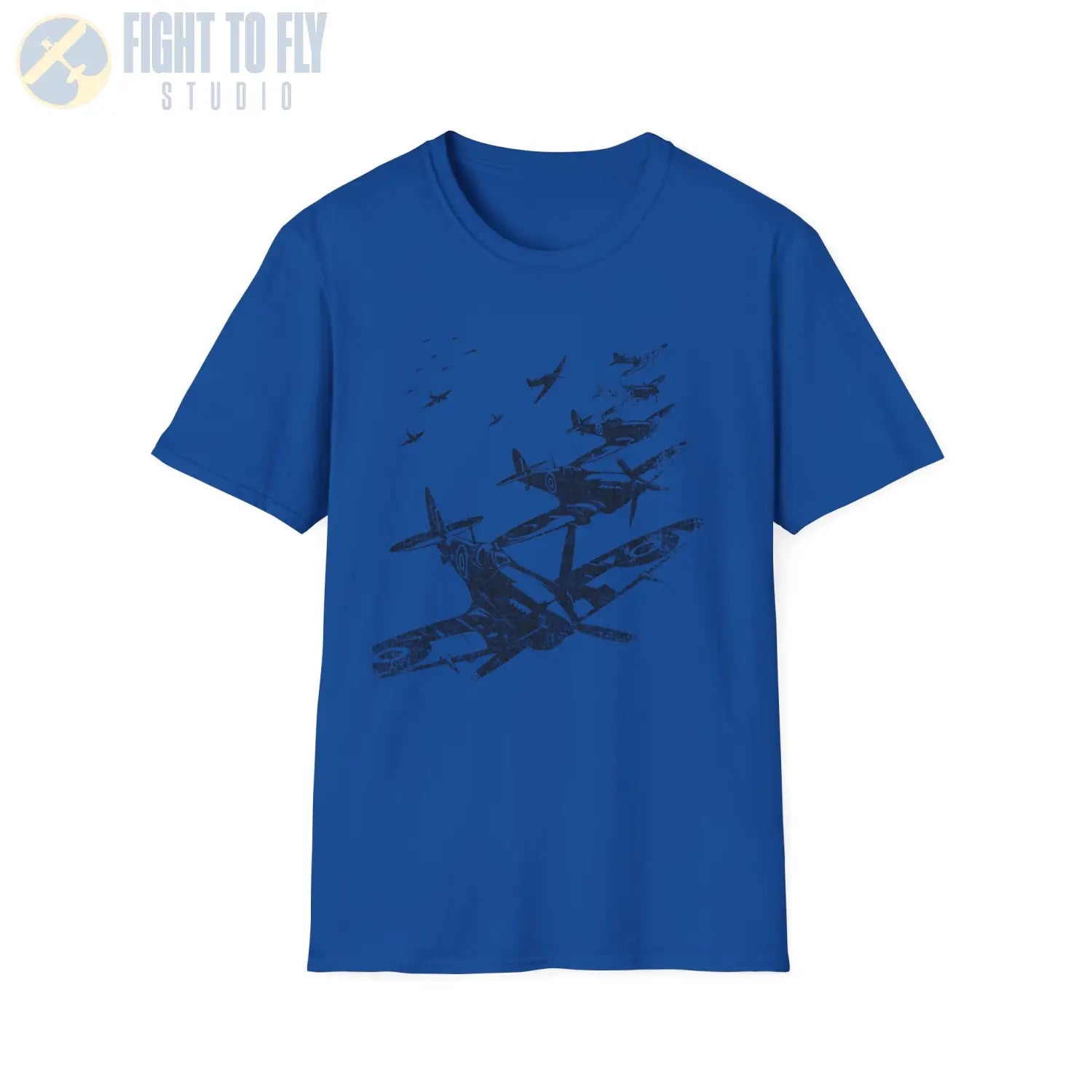 Supermarine Spitfire “Defenders in Formation” WWII T-Shirt - Pilot gifts - warbird t-shirt