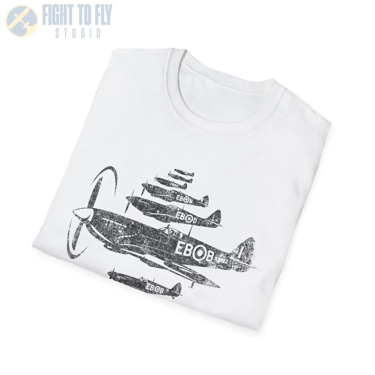 Supermarine Spitfire “Formation of Heroes” WWII T-Shirt - Pilot gifts - warbird t-shirt