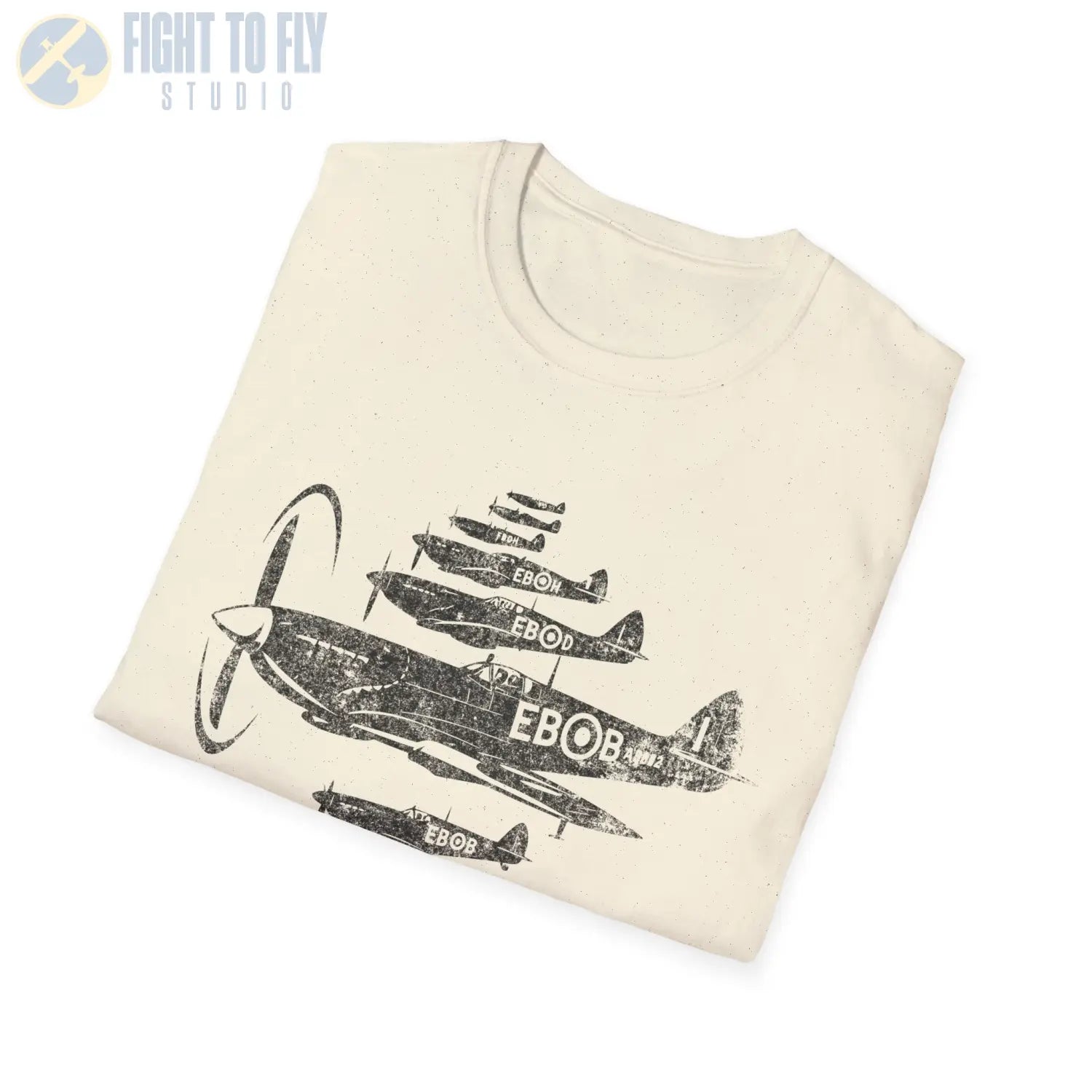 Supermarine Spitfire “Formation of Heroes” WWII T-Shirt - Pilot gifts - warbird t-shirt
