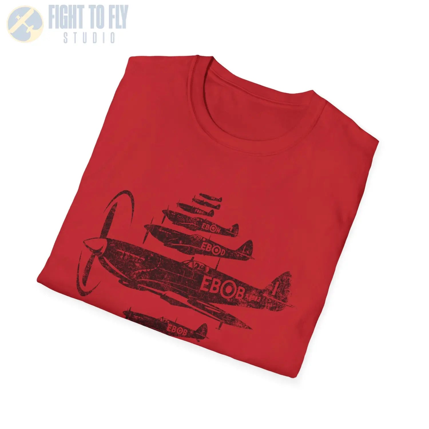 Supermarine Spitfire “Formation of Heroes” WWII T-Shirt - Pilot gifts - warbird t-shirt