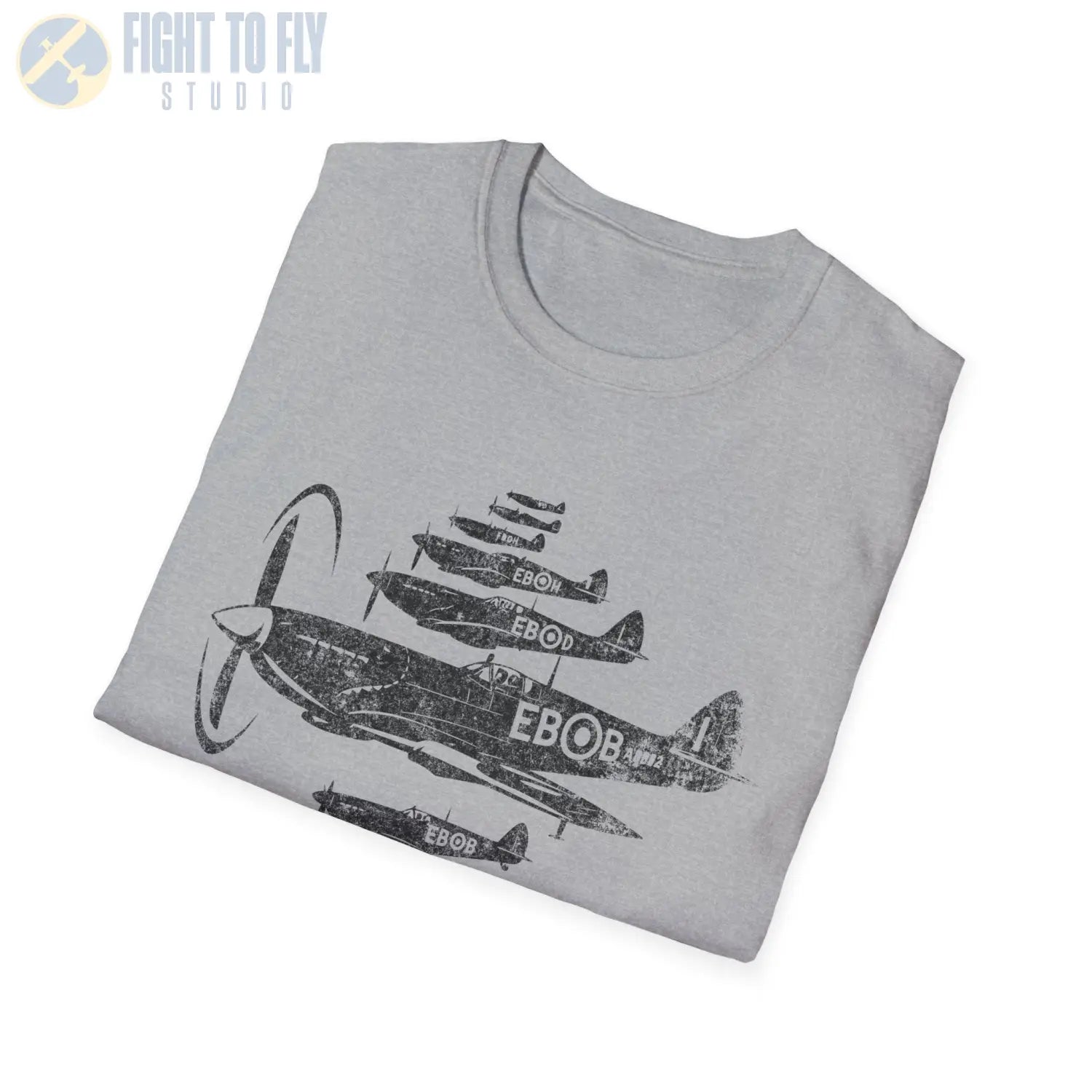Supermarine Spitfire “Formation of Heroes” WWII T-Shirt - Pilot gifts - warbird t-shirt