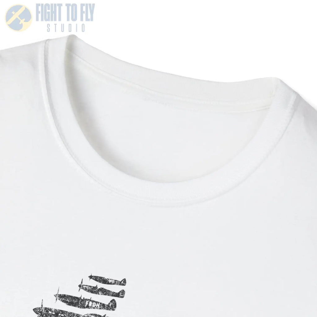Supermarine Spitfire “Formation of Heroes” WWII T-Shirt - Pilot gifts - warbird t-shirt
