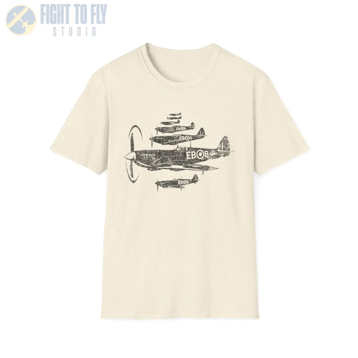 Supermarine Spitfire “Formation of Heroes” WWII T-Shirt - Pilot gifts - warbird t-shirt