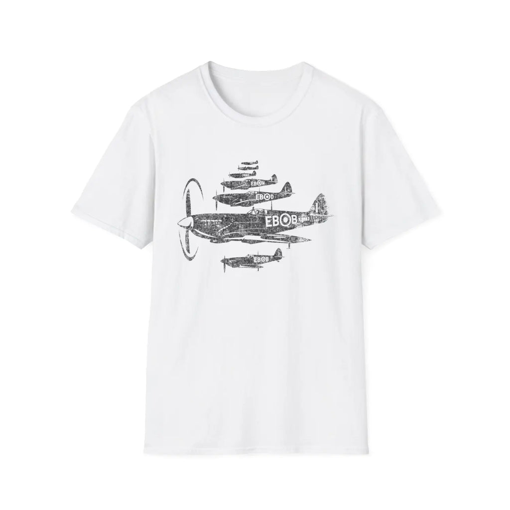 Supermarine Spitfire “Formation of Heroes” WWII T-Shirt - Pilot gifts - warbird t-shirt