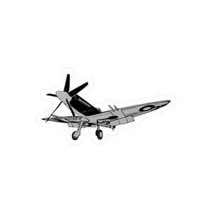 Supermarine Spitfire Mk. 22 Kiss-Cut Vinyl Decal - 3’’ x 4’’ / Satin - Paper products