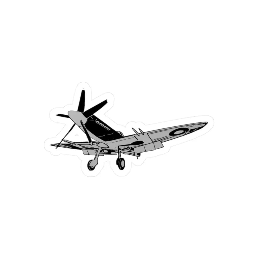 Supermarine Spitfire Mk. 22 Kiss-Cut Vinyl Decal - Paper products - Pilot gifts - WWII warbird t-shirt