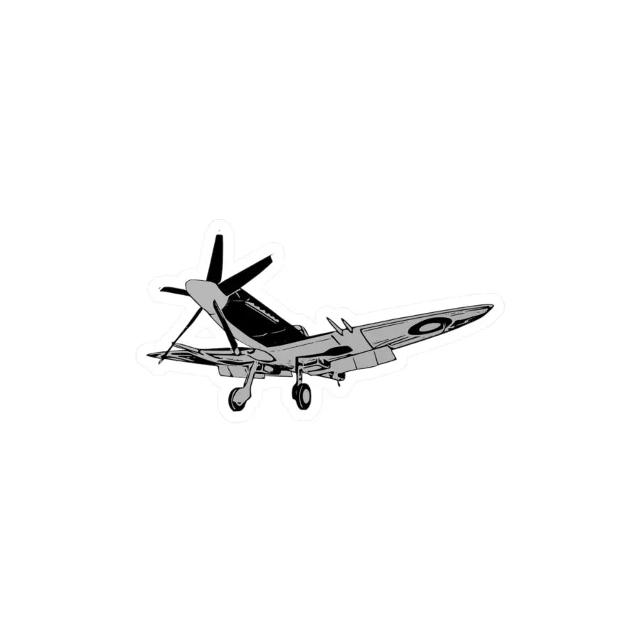 Supermarine Spitfire Mk. 22 Kiss-Cut Vinyl Decal - Paper products - Pilot gifts - WWII warbird t-shirt