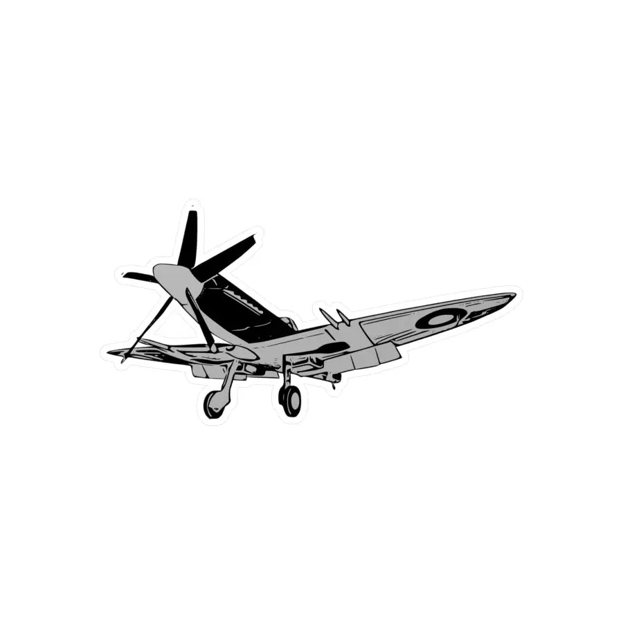 Supermarine Spitfire Mk. 22 Kiss-Cut Vinyl Decal - Paper products - Pilot gifts - WWII warbird t-shirt
