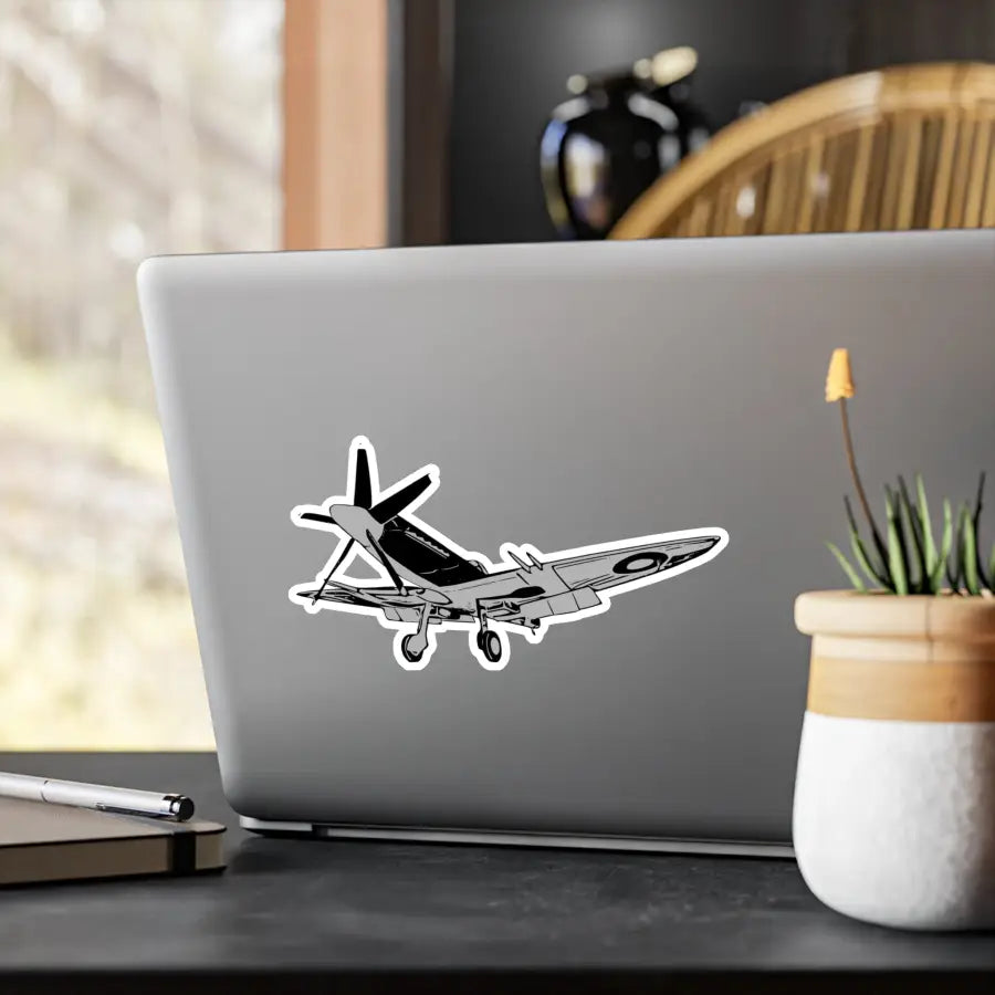Supermarine Spitfire Mk. 22 Kiss-Cut Vinyl Decal - Paper products - Gifts for pilots - Aviation apparel