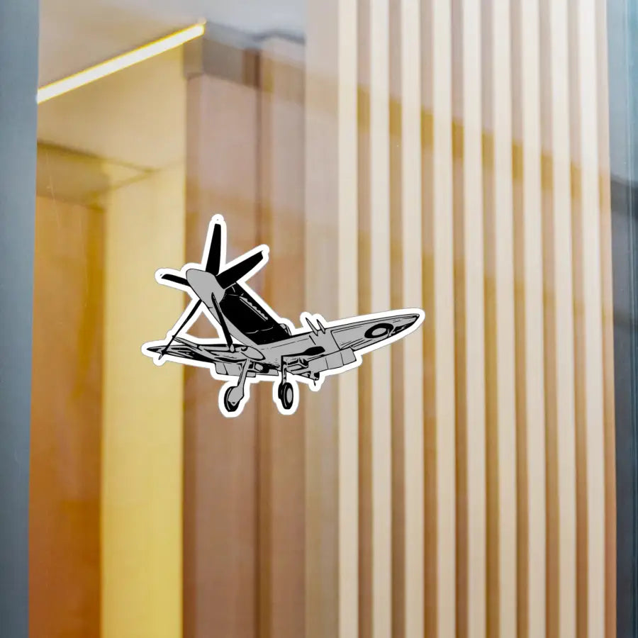 Supermarine Spitfire Mk. 22 Kiss-Cut Vinyl Decal - Paper products - Pilot gifts - WWII warbird t-shirt